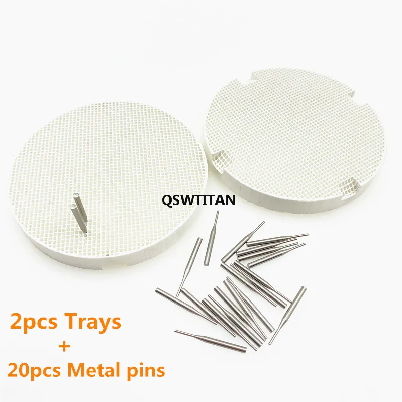 Honeycomb Firing Trays Square/Round Metal Pins Zirconia Pins Dental Technician Supplies