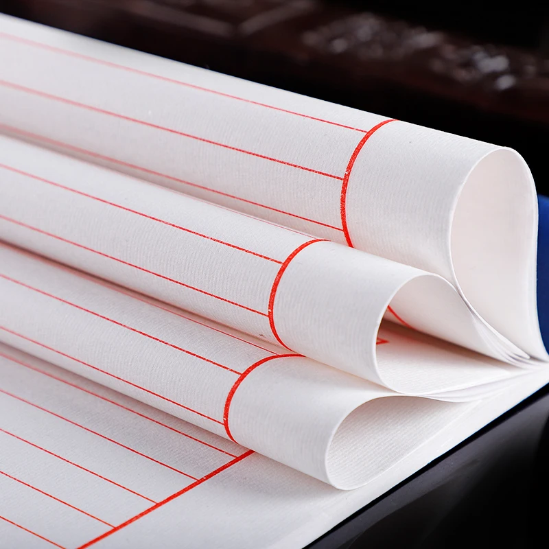 Tradtional Blank Xuan Paper Book for Scriptures Copying Soft/hard Pen Calligraphy Rice Paper Half Ripe/ripe Xuan Paper Books