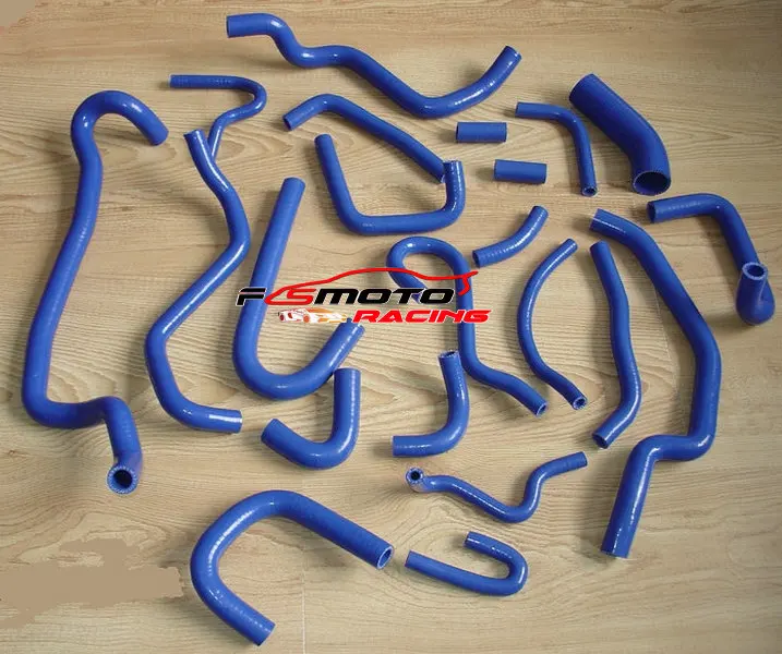 22PCS Silicone Radiator Hose For 1989-1994 Nissan Silvia / 180SX / 200SX S13 CA18DET 1989 1990 1991 1992 1993 1994