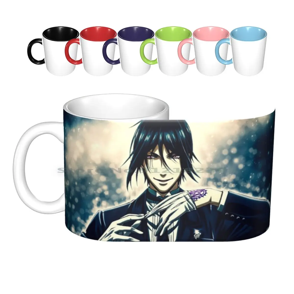 Michaelis Black Butler Ceramic Mugs Coffee Cups Milk Tea Mug Anime Manga Japan Japanese Black Butler Black Butler Ciel