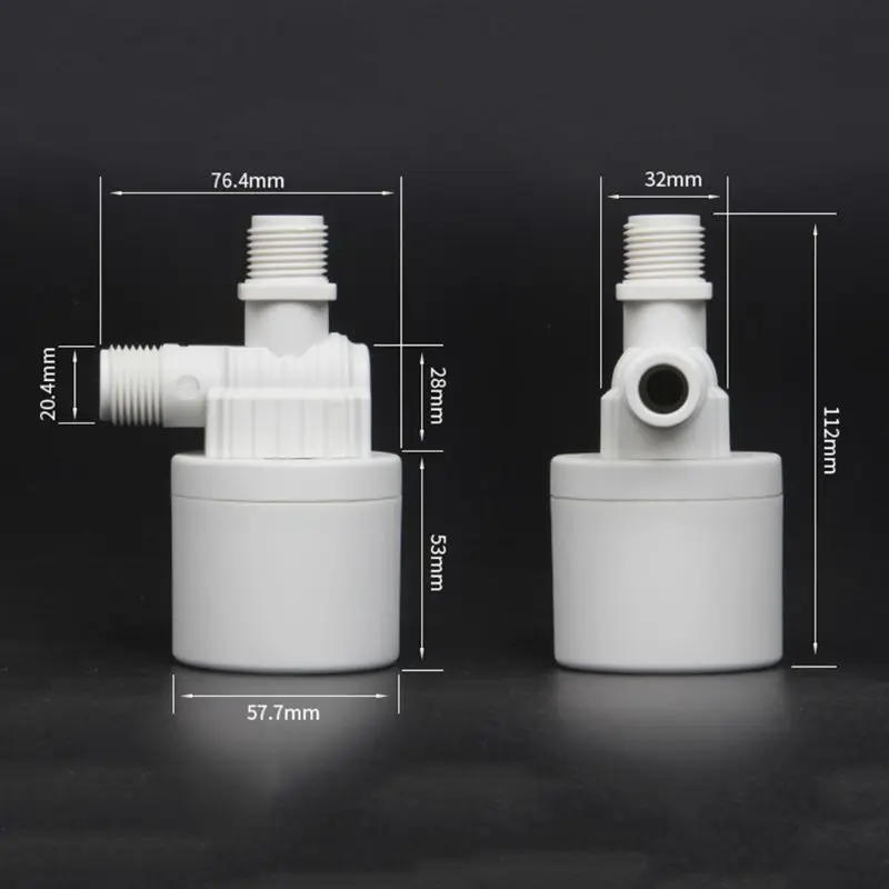 1Pc "3/4" 1 "Automatic Water Level Control Air Menara Mengambang Ball Controller