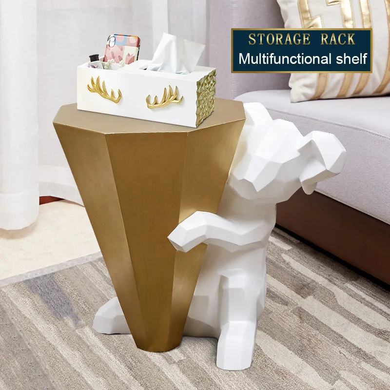 Home Decor Shoes Stool Koala Creative Modern Living Room Door Multi-Function Storage Rack Resin Floor Decoration Sculptures