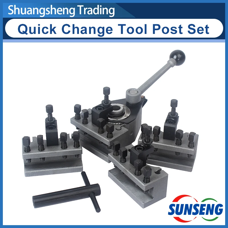 Lathe Quick Change Tool Post Set WM210V&WM180V 15x15mm tool rest for Swing over bed 120-220mm