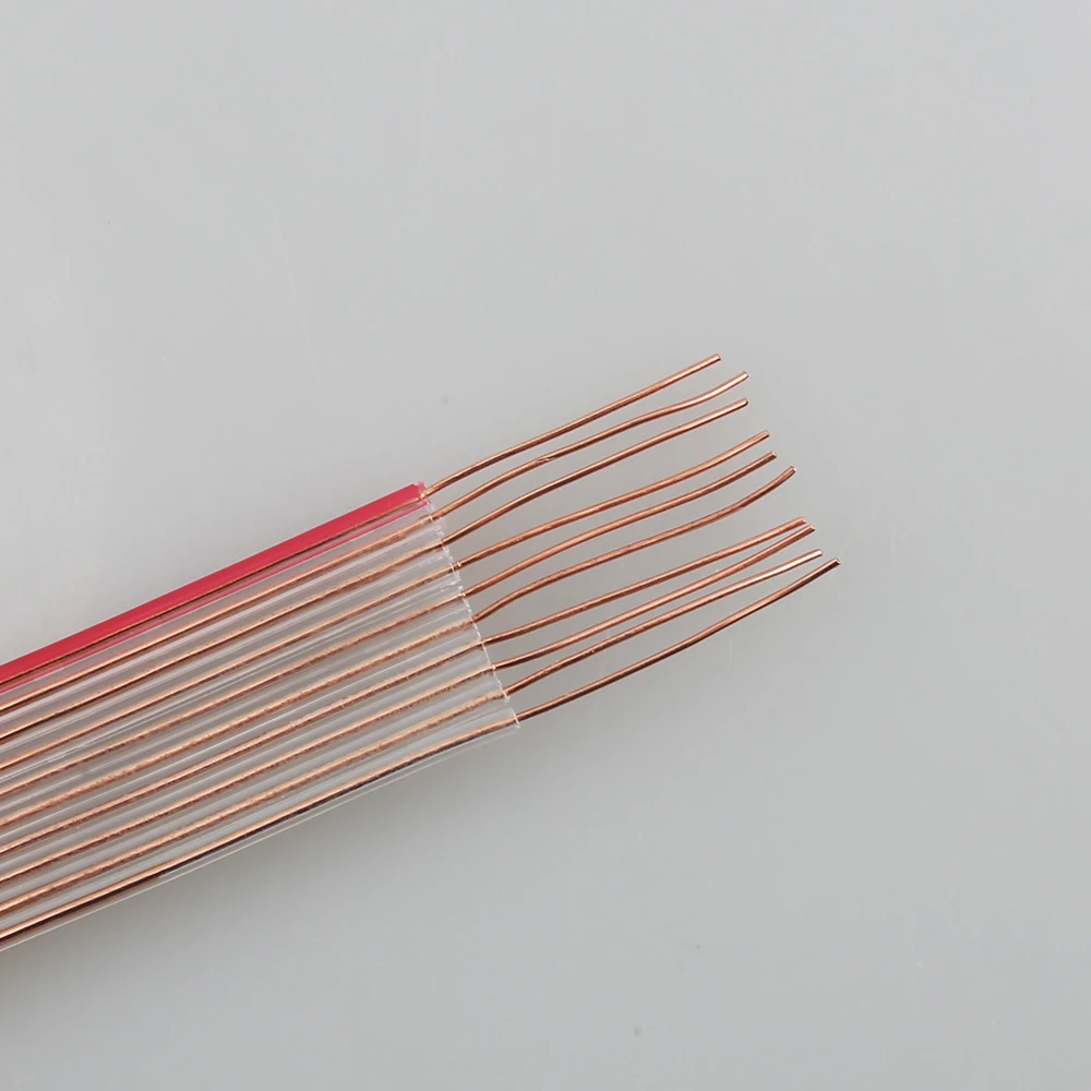 Audiocrast FC03ag الفضة مطلي شقة كابل مكبر الصوت nordost نمط شقة الراقية كابل مكبر الصوت خط إشارة كابل السائبة