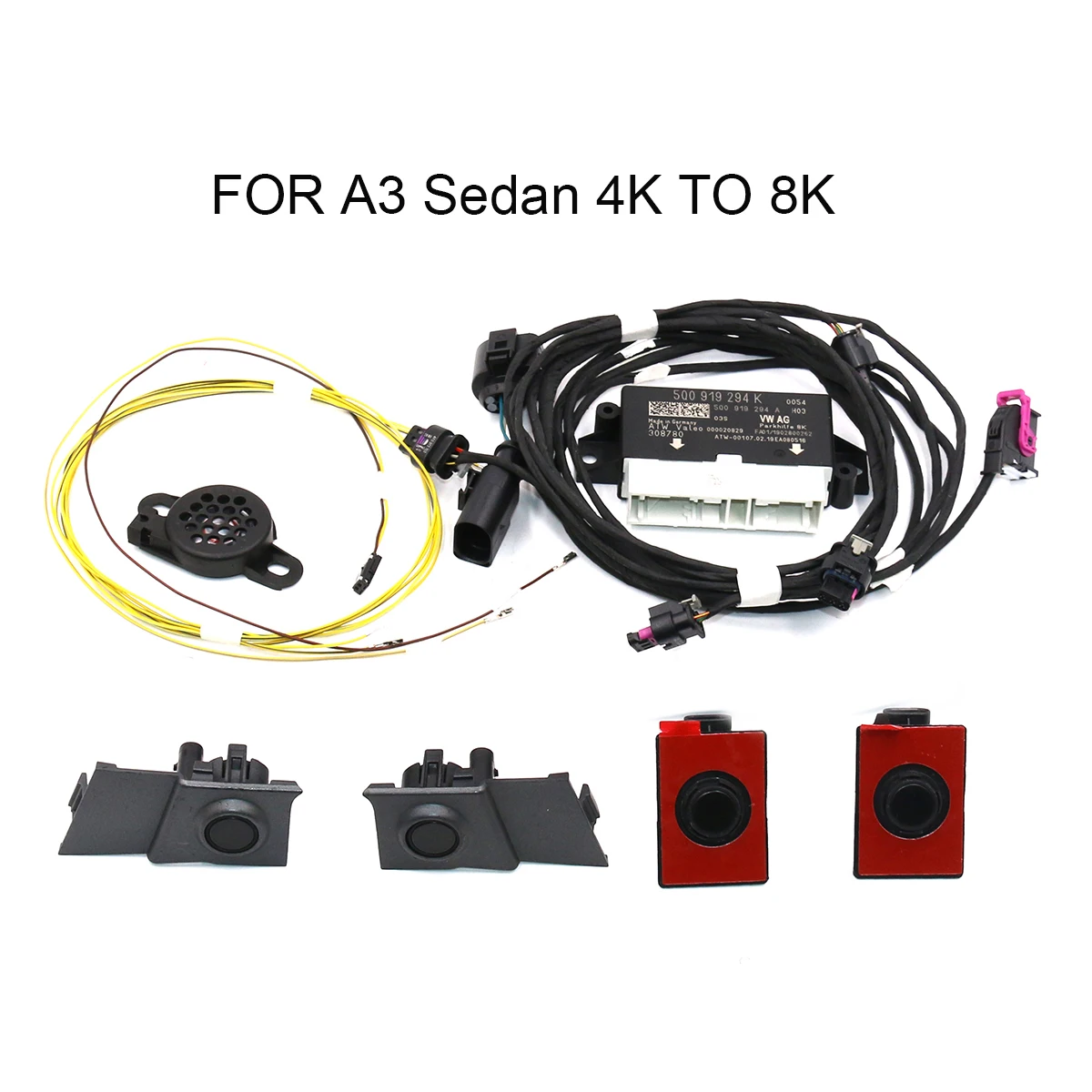 Front Parking Sensor Set Front PDC 8K OPS For AUDI A3 8V NO BUTTON