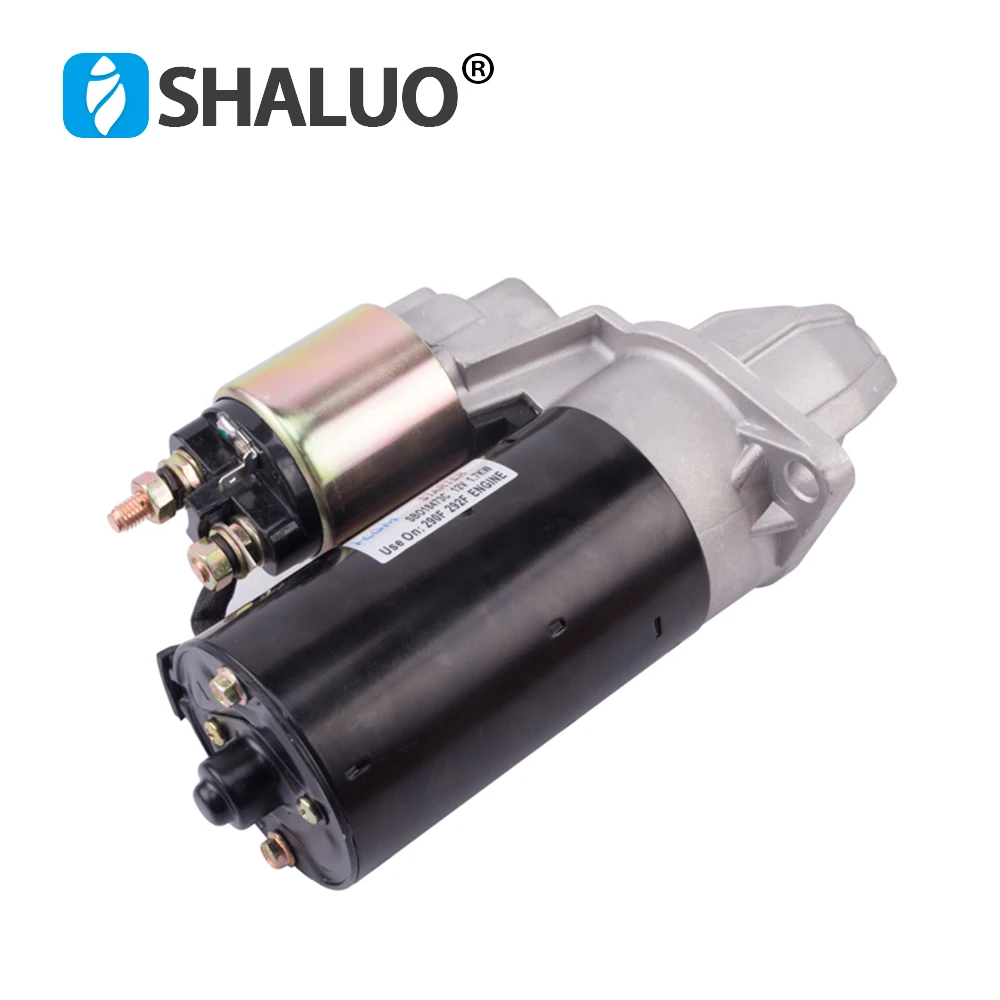 SBO18473C Diesel Engine Motor Starter Used On 290F 292F 12V 1.7KW Two Cylinder diesel Generator Parts Starter Motor 9 Gear Teeth