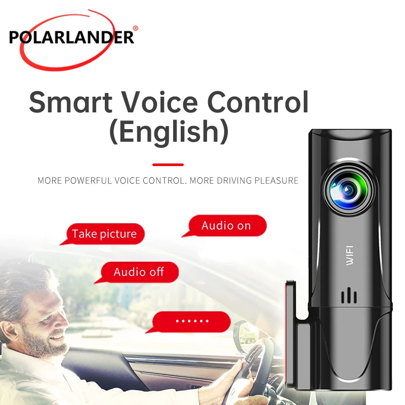 Car Recorder 24H Parking Monitoring AI Voice Control Mobile Phone Interconnection 2K Video WIFI HD Night Vision Hidden 140°Angle