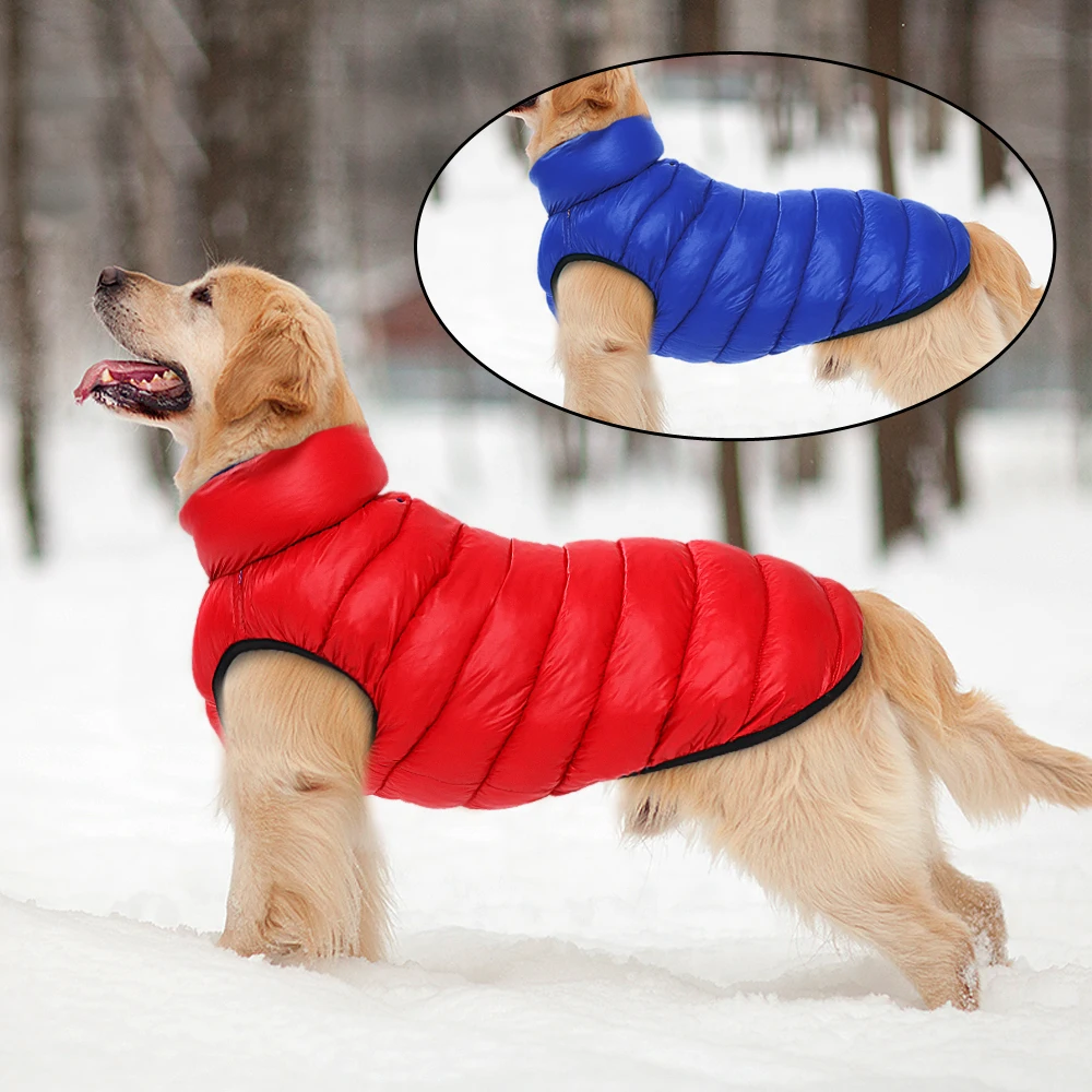 Weiche Winter-Hundejacke, Kleidung, wendbar, Winter-Hundeweste, Mantel, dicke Haustierkleidung, wasserdichtes Outfit für kleine, mittelgroße und große Hunde – Detail 16