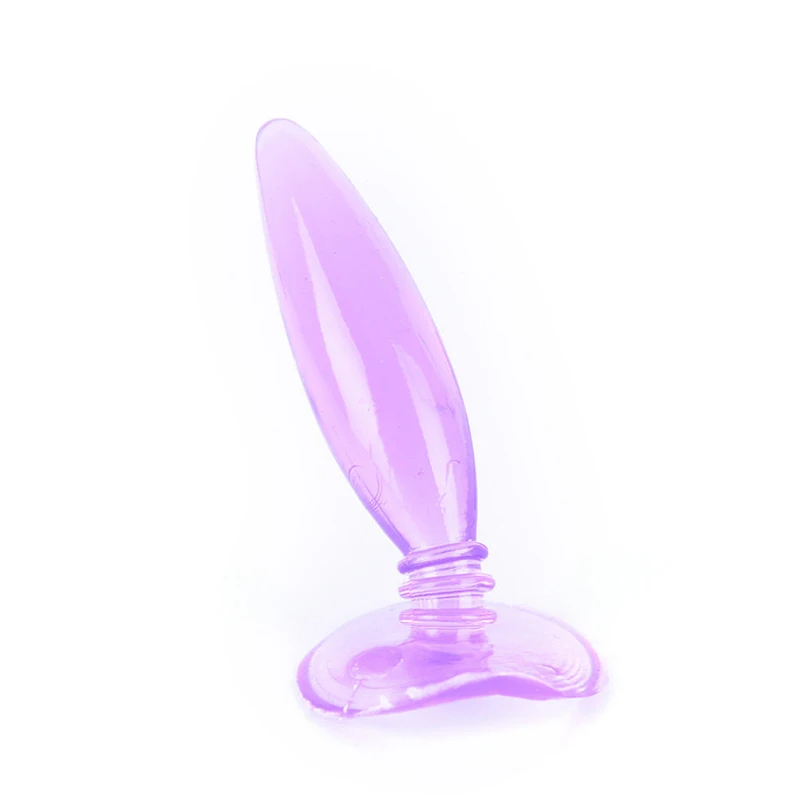 Bullet Shape Anal Plug Silicone Waterproof Sex Stimulation Toys For Adult Male Female The Bottom Suction Cup Design