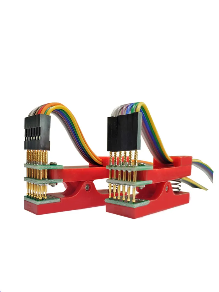 Plantilla de prueba de abrazadera PCB, sonda de fijación, descarga la programación del programa, accesorio quemado 2,54, 2,0, 1,27mm (doble fila)
