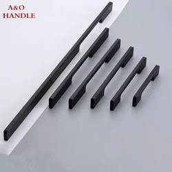Handles Drawer Cabinet Furniture Kitchen Handles for Wardrobe Doors and Windows Black Golden 1000mm Super Long Hardware