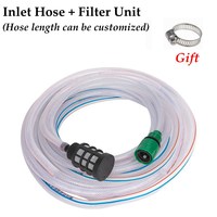 2~10M Household Portable Battery Washer Gun High Pressure Car Washing Machine Water Inlet Hose Filter Kit Suction Pipe Set
