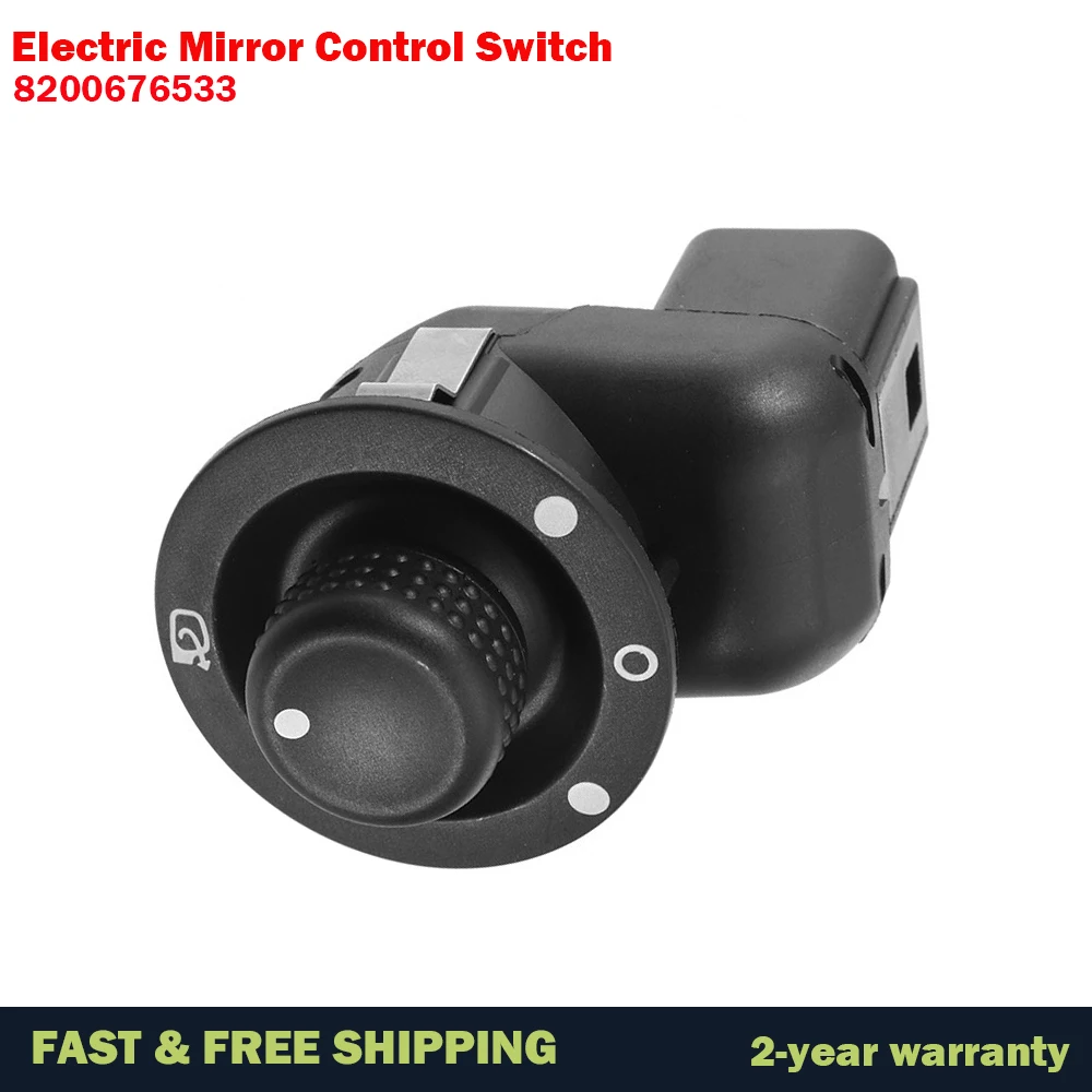 Electric Mirror Control Switch Adjust Knob 8200676533 For Renault Clio III Mk3 Laguna2 Scenic Megane II Kangoo 2007-2017 109014