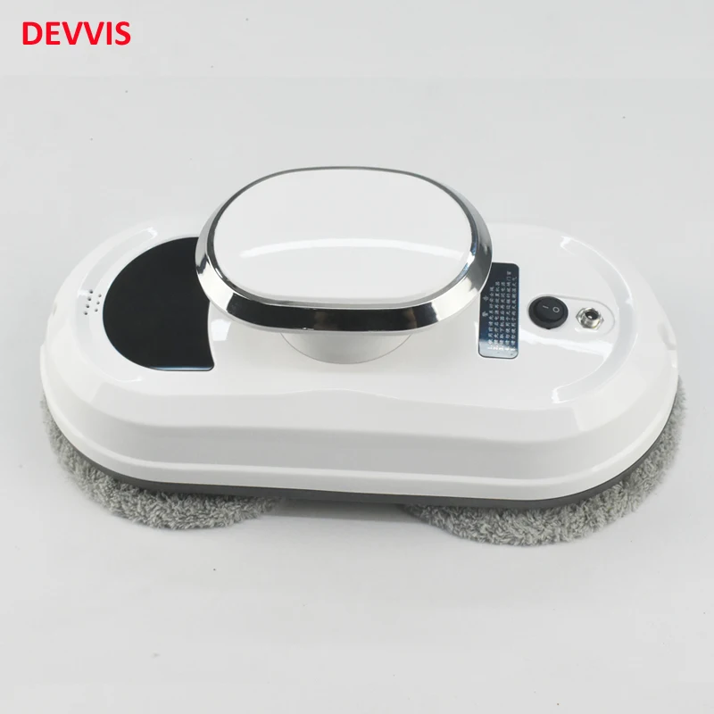 

Frame detection window cleaner robot electric automatic with remote control and glass cleaner bottle