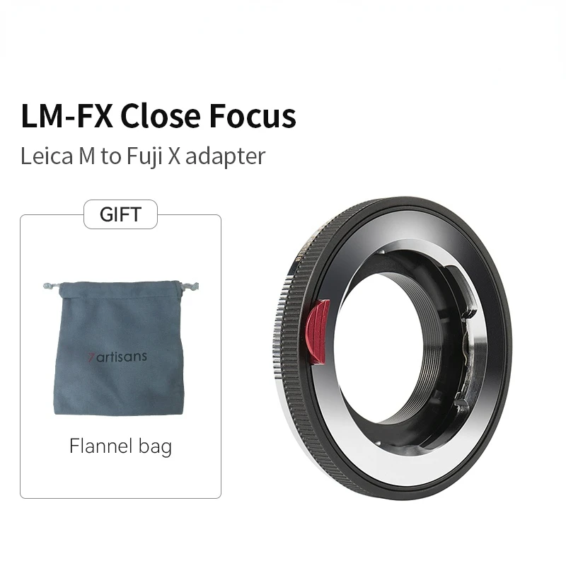 LM-FX Close Focus Adapter suitable for Leica M to Fuji XF XS10 XT4 XT20  macro ring Free shipping