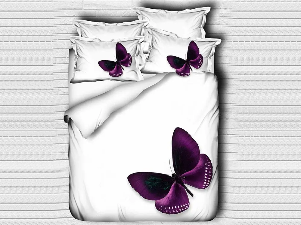 Best Class Digital Printed 3d Single Personality Duvet cover set Butterfly