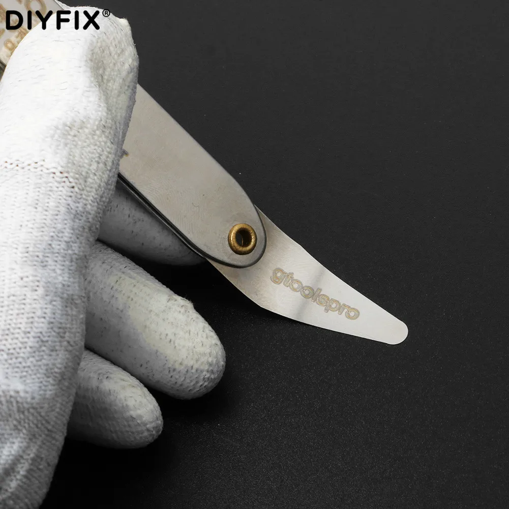 DIYFIX 2 In 1สแตนเลสสตีล Pry การ์ด Ultra บางโทรศัพท์มือถือแท็บเล็ตเปิดโค้งแยกถอดชิ้นส่วนซ่อมเครื่องมือ