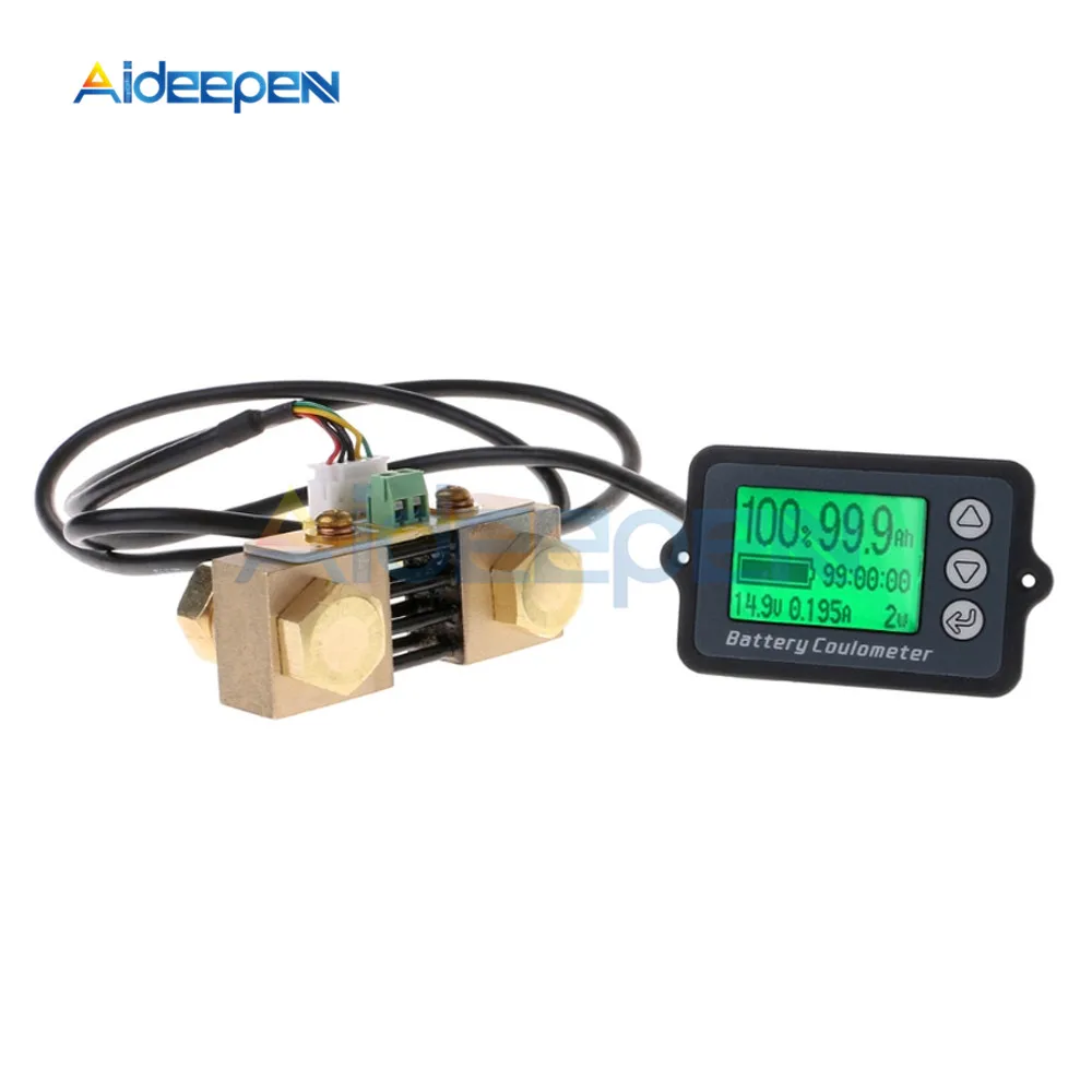 80V 350A TK15 Battery Capacity Tester Monitor for Portable Equipment E-bike/Balance Car/Cleaning Machine Ammeter Voltmeter