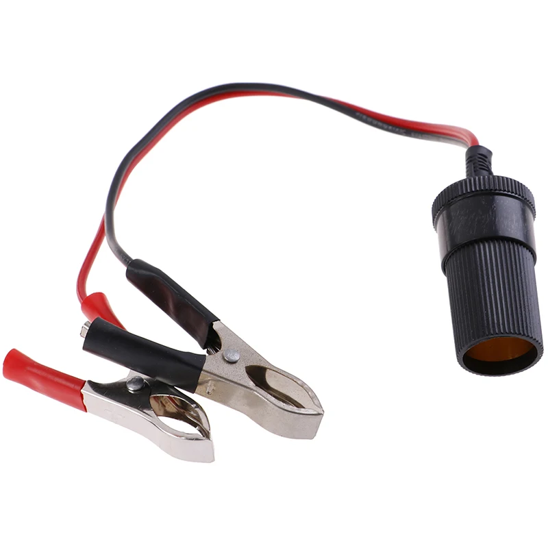 NewestNew 12 Volt terminale batteria Clip-on sigaro accendisigari presa di corrente adattatore spina auto barca furgone per il campeggio