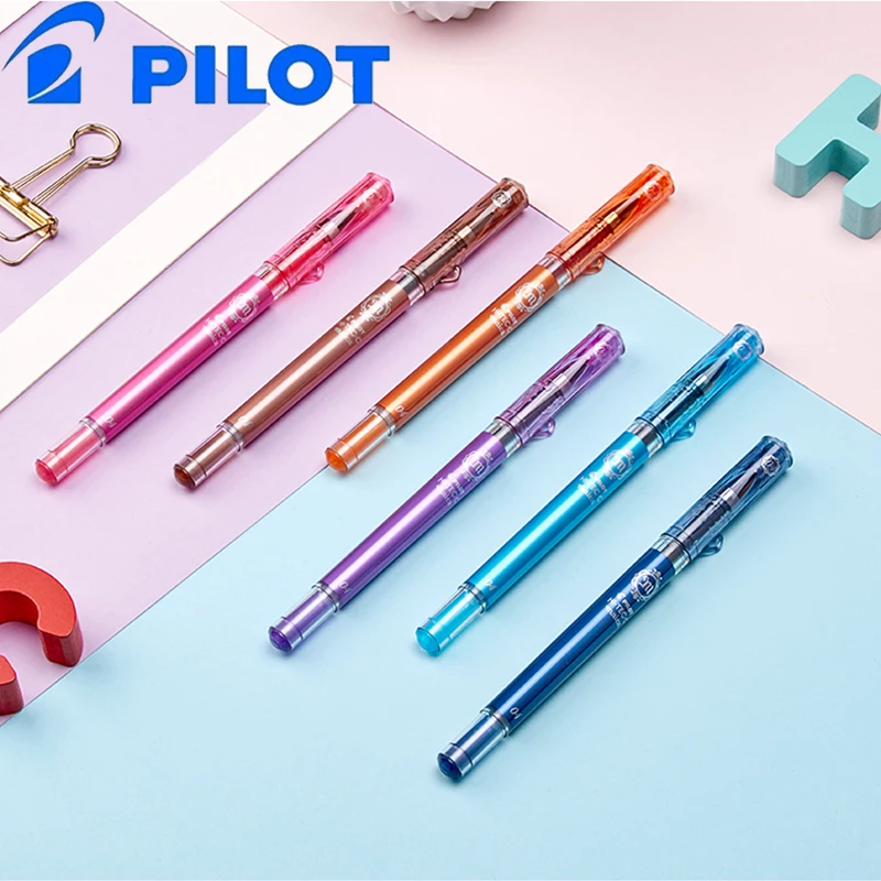 

Гелевая ручка PILOT MAICA, HI-TEC-C цветов, 0,4 мм, водная ручка LHM-15C4, для офиса, обучения, специальная тонкая ручка