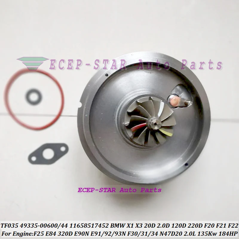 Turbo Cartridge CHRA 49335-00642 49335-00635 11658519476 For BMW 120D F20 F21 220D F22 320D E90N E91N E92N E93N F30 F31 F34 2.0L