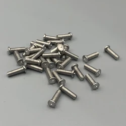 M3 M4 M5 M6 M8 OD 6mm 8mm 10mm 12mm 14mm 16mm 18mm 20mm Length Aluminum AL Bolt DIN32501 Threaded Spot Welding Stud Screw