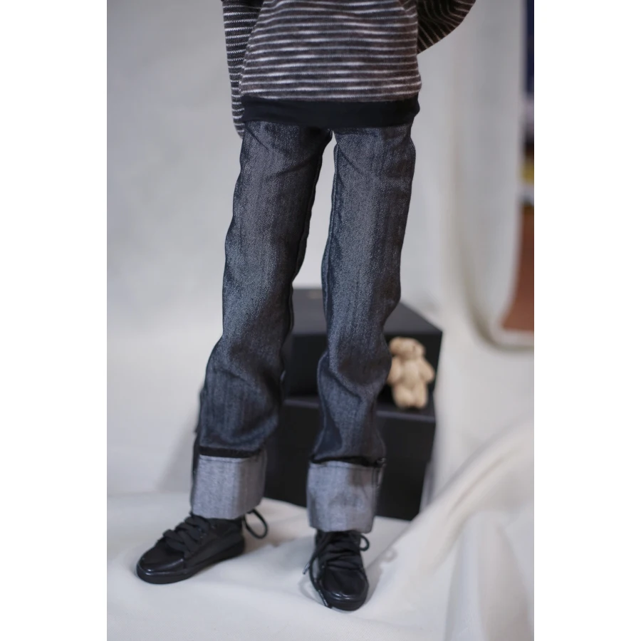 

BJD Jeans Straight Pants Trousers Outfits Clothing For 1/4 Male 1/3 SD17 70cm24" Tall SD DK DZ MSD AOD DD Doll Wear