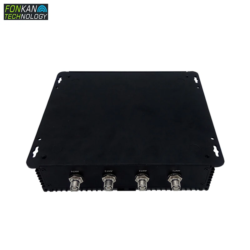 FONKAN UHF RFID Fixed Reader E710 UHF RFID 4 Antenna Port RS232 RJ45(TCPIP)  POE for industrial application provide free SDK