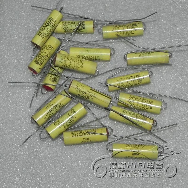 1pcs/1lot SPRAGUE Sibi 430P antique red head 2000V0.05UF 0.047uf coupling film capacitor