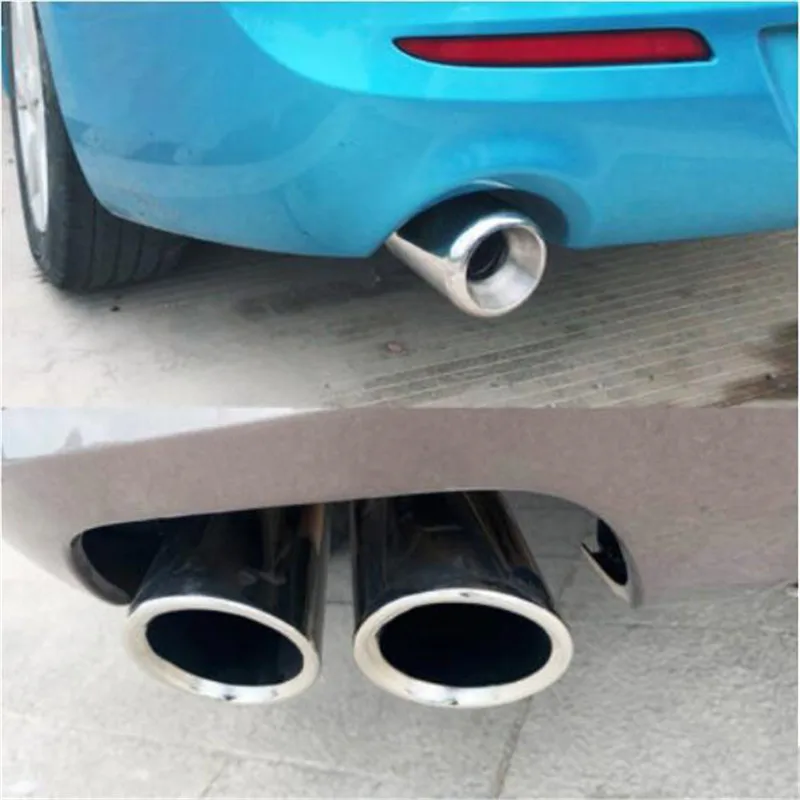 For Mini Cooper R55 R56 R57 R58 R59 R60 R61 F54 F55 F56 F57 F60 No Drill Tail Pipe Tips Muffler Rear Exhaust  Car Accessories