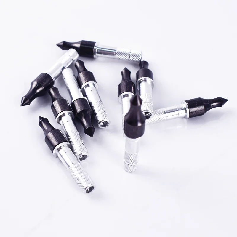 10pcs ID 6.2mm Aluminium Arrowheads Aluminium Holders + 10pcs   Arrows ID 6.2mm DIY Arrows   Accessories Arrow Shaft Tip