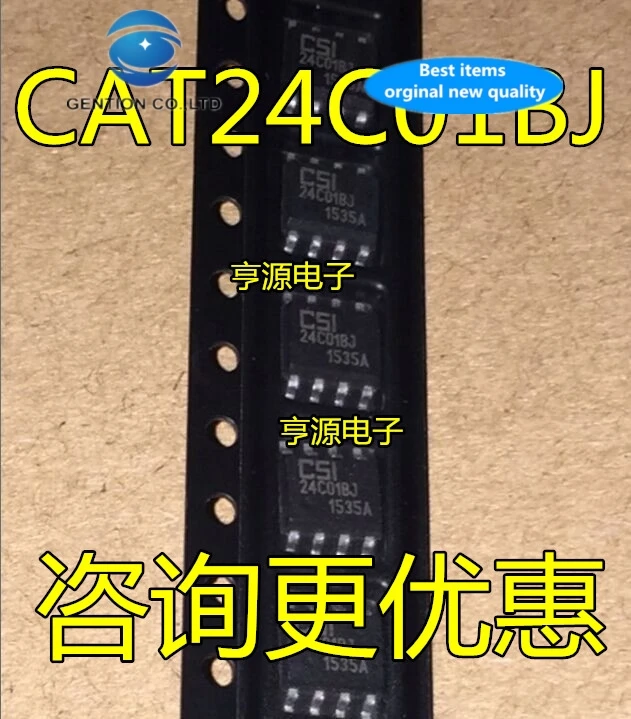 30pcs 100% new and orginal real stock CAT24C01BJ CAT24C01BJ 24 c01bj SOP - 8 - TE13 integrated circuit