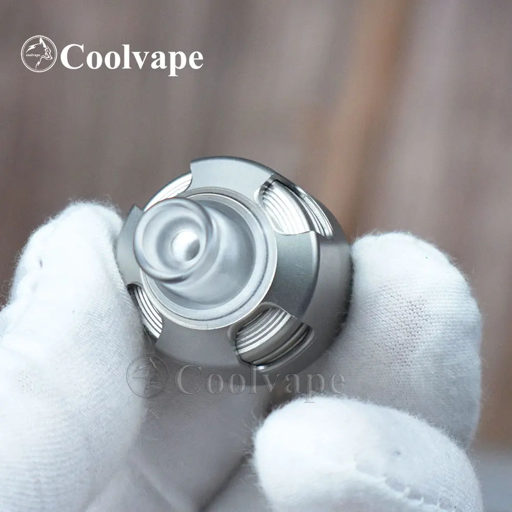 Coolvape Giáp Bản Mod Động Cơ Rda Với Bf Pin 316ss Rda Atomizer 22Mm Có Thể Thay Thế Được Luồng Không Khí Xe Tăng Đơn Phối Vs HAKU VENNA V2 Rda