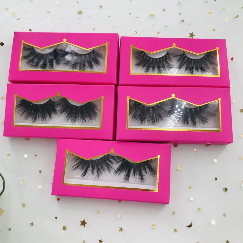 30 pairs wholesales mix style 25mm mink lashes 5D eyelashes