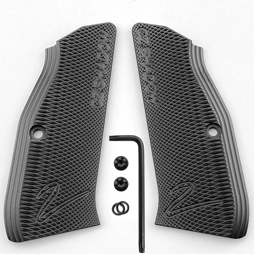 New CZ75 Grips Aluminium Alloy Grips for CZ 75 Full Size, SP-01 Series, Shadow 2, 75B BD, Gun Grips with Screws