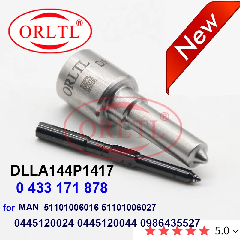 

Форсунка дизельного топлива ORLTL DLLA144P1417 0 433 171 878 0433171878 для 0445120024 0 445 120 024 0445120044 0986435527