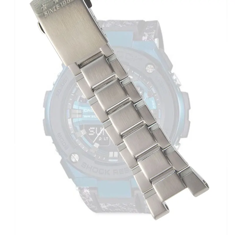 Timelee Stainless steel watchband for  Watch Band GST-210, GST-S100,GST-W110 watch strap