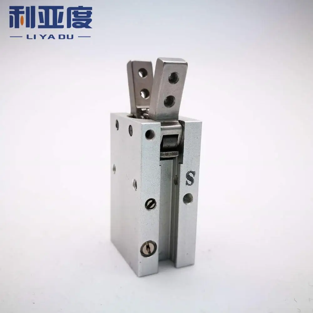 Imagem -06 - Smc-tamanhos de Abertura e Fechamento com Gás Pinça de Dedo Pneumática