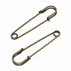 70mm Antique bronze safety pin Clothing Shawl pin Brooch pins Large Safety Pin Giant Safety Pins Metal Pins Brooch Safety 6pcs