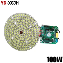 100% Full power 100W 138mm with built-in driver SMD5730 Brightness SMD Light Board For Led Lamp Panel LED high bay light source