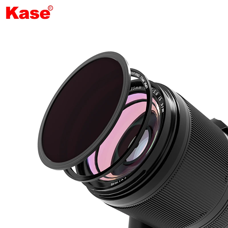 Kase Wolverine Magnetic 15-Stop Solid Neutral Density 4.5 Filter with Adapter Ring - ND32000