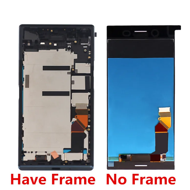 For SONY Xperia XZ Premium Display Touch Screen Digitizer Assembly XZP G8142 G8141 LCD with Frame 5.5 inch LCD