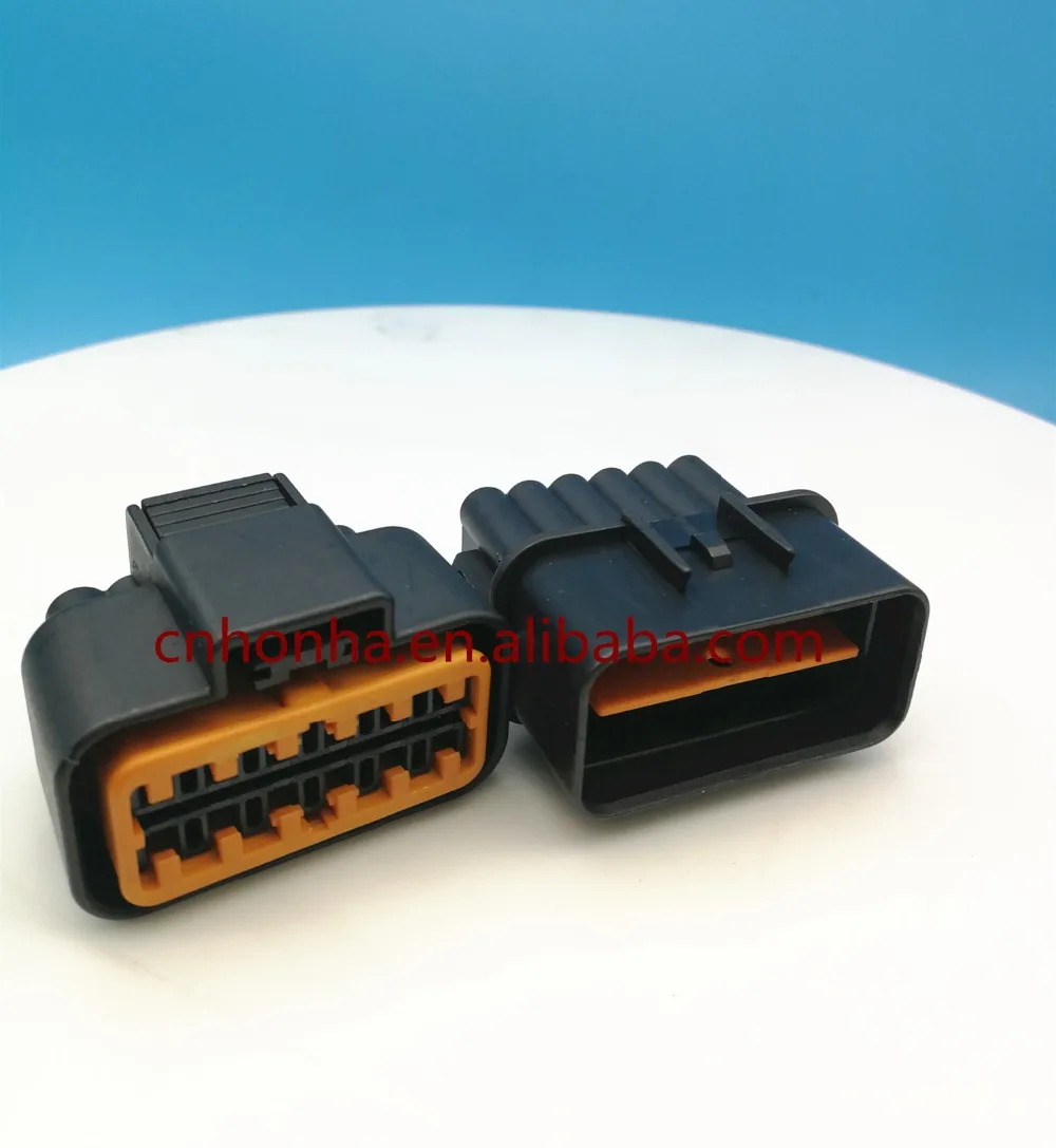 Free shipping 2pcs PB625-12027 PB621-12020 12Pin Female Male Gas Accelerator Pedal Automotive Connector