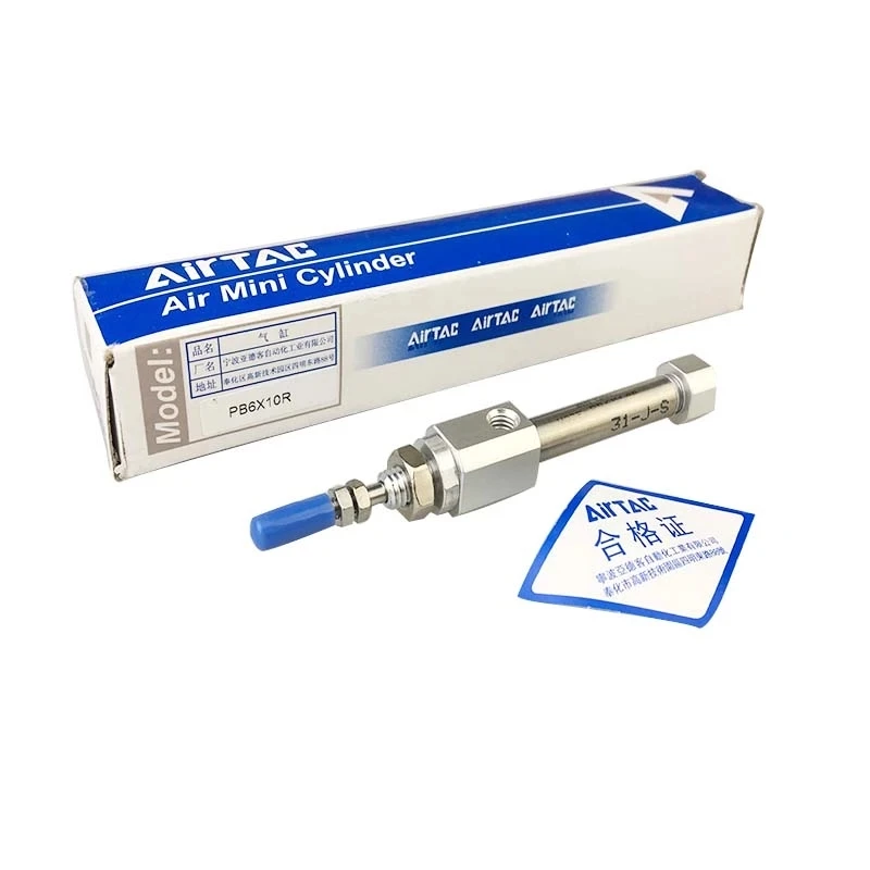 AIRTAC Stainless steel pen-shaped mini cylinder PB16X5SU PB16X10SU PB16X15SU PB16X20SU PB16X25SU PB16X30SU PB16X40SU PB16X50SU