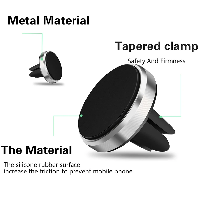 Magnetic Phone Holder For Phone In Car Air Vent Mount Universal Mobile Smartphone Stand Magnet Support Cell Holder