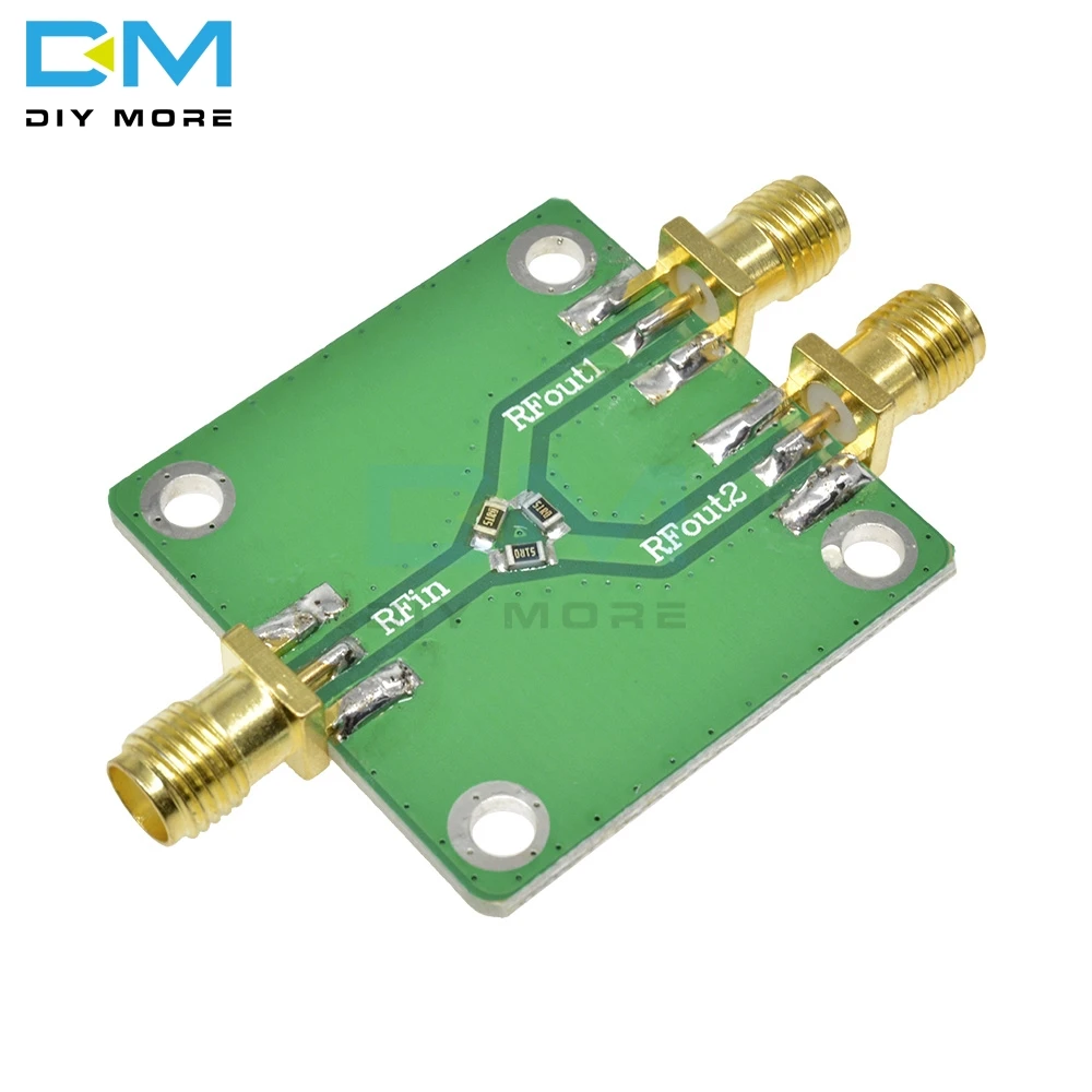 DC-5G RF Microwave Resistor Power Distributor Module Microwave Power Splitter Radio Frequency Divider 1 split 2 SMA-K 50 ohms