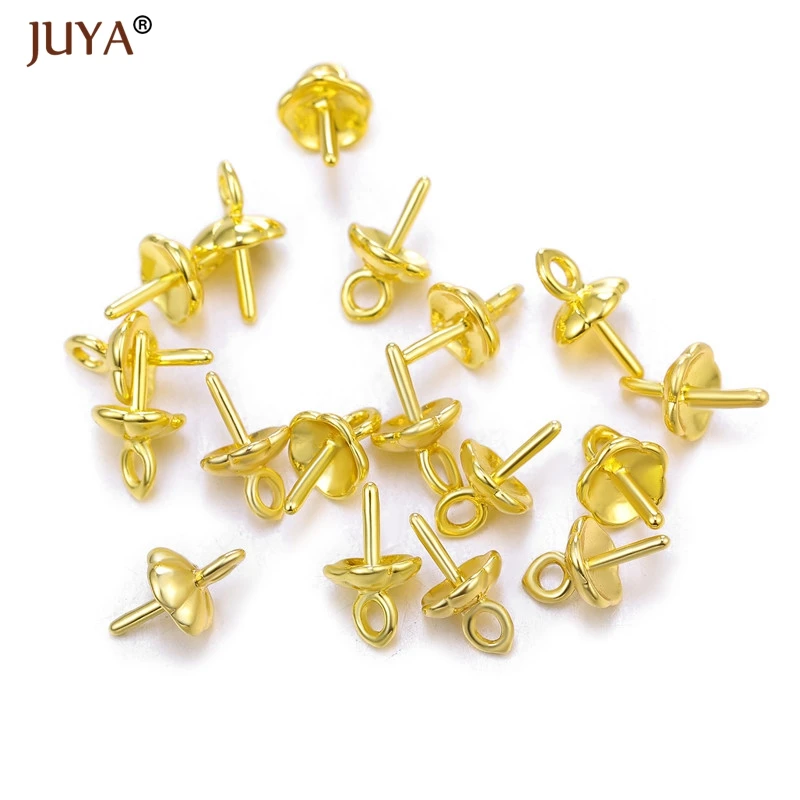 5 Pcs 9.7*5.2 Mm Tembaga Logam Liontin Mutiara Konektor Jaminan Cap Nampan Sesuai Bulat Perhiasan Membuat temuan Aksesoris