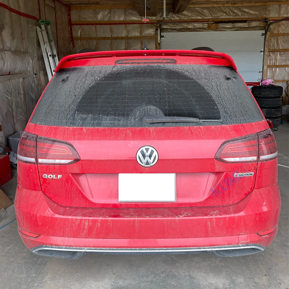 [NOT FIT FOR  VARIANT]Volkswagen VW Golf 7  2014 to 2020 ABS Plastic Rear Trunk Wing Spoiler For NORMAL Golf 7 Spoiler