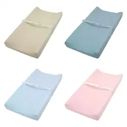 Soft Breathable Cotton Baby Changing Mat Reusable Changing Table Pad Cover for Infants Boys Girls Shower Gift