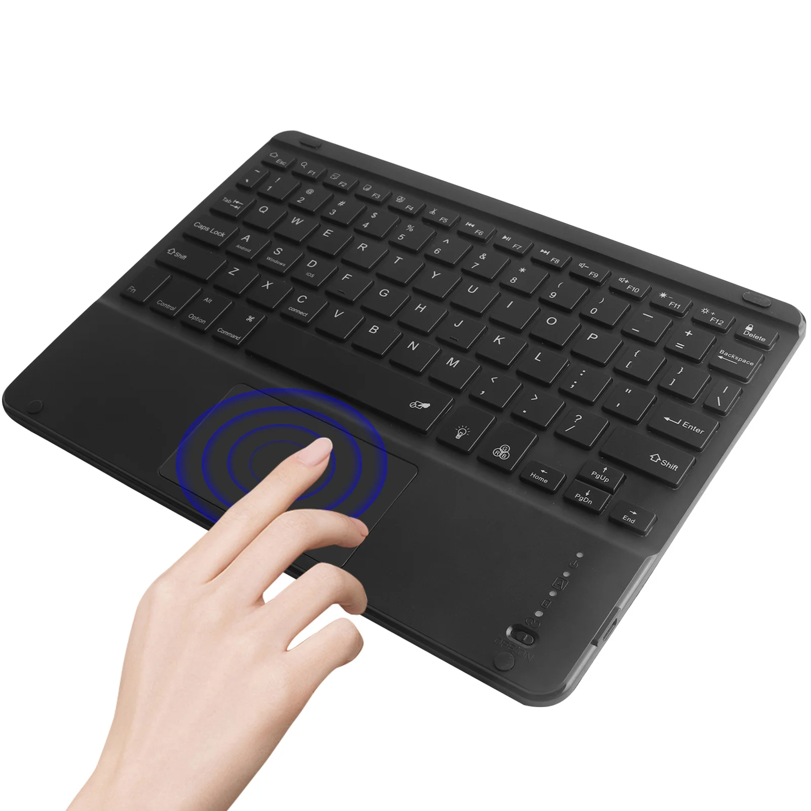 Protable Ipad Wireless Bluetooth 3.0 Keyboards 78 Keys Rechargeable Backlit Game Keyboards For Windows Mac Laptop Smartphone